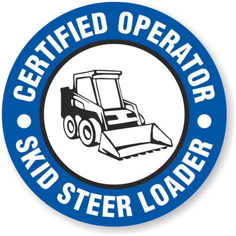 skid steer operator certification